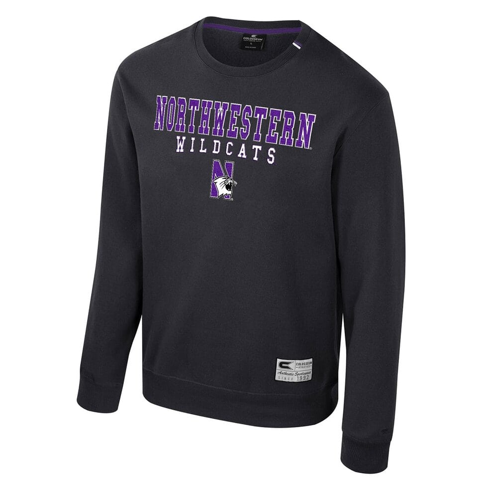 Northwestern Wildcats Crewneck Sweatshirts | Campus Gear Online